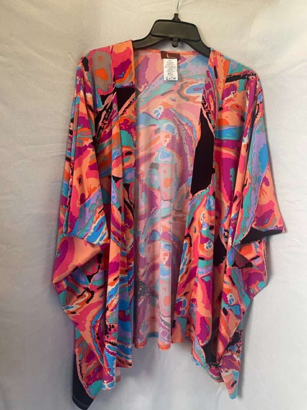 NWOT V by Eva Multicolor Kimono Jacket size Small